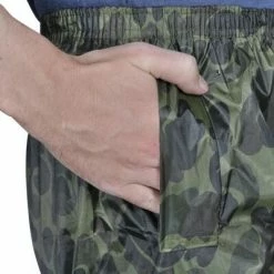 VidaXL Combinaison de pluie avec capuche 2 pcs Hommes Camouflage L -Autres Soldes image 4 130190
