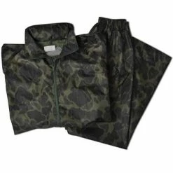 VidaXL Combinaison de pluie avec capuche 2 pcs Hommes Camouflage XXL -Autres Soldes image 4 130192