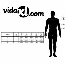 VidaXL Chemise pour hommes Blanc et bleu clair Rayée Taille S -Autres Soldes image 4 131594