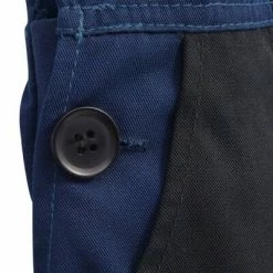 VidaXL Salopette à bavette pour enfants Taille 122 / 128 Bleu -Autres Soldes image 4 131796