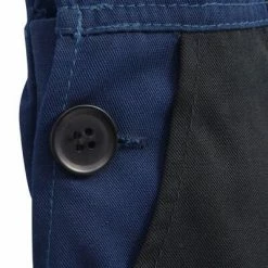 VidaXL Salopette à bavette pour enfants Taille 134 / 140 Bleu -Autres Soldes image 4 131797