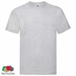 Fruit of the Loom T-shirts originaux 5 pcs Gris XXL Coton -Autres Soldes image 4 134714