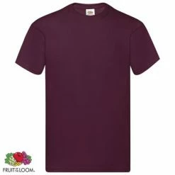 Fruit of the Loom T-shirts originaux 5 pcs Bordeaux S Coton 9 Fruit of the Loom T-shirts originaux 5 pcs Bordeaux S Coton -Autres Soldes image 4 134780