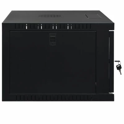 VidaXL Coffret de réseau mural 6U 19" IP20 550 x 450 x 368 mm 4 VidaXL Coffret de réseau mural 6U 19" IP20 550 x 450 x 368 mm – Image 4