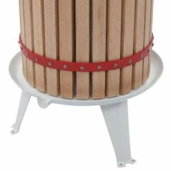 VidaXL Presse-fruits et à vin avec sac en tissu 24 L Bois de chêne -Autres Soldes image 4 144744