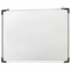 VidaXL Tableau blanc magnétique effaçable à sec Blanc 70x50 cm Acier -Autres Soldes image 4 146632
