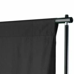 VidaXL Système de support de toile de fond de photo 600 x 300 cm Noir -Autres Soldes image 4 160061