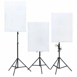 VidaXL Kit de studio photo avec éclairage et boîtes à lumière 9 VidaXL Kit de studio photo avec éclairage et boîtes à lumière -Autres Soldes image 4 190219