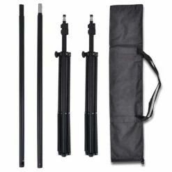 VidaXL Kit de studio photo et 3 toiles de fond réglables Coton 3x5 m -Autres Soldes image 4 275419