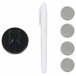 VidaXL Tableau noir magnétique mural Verre 50x50 cm -Autres Soldes image 4 285369