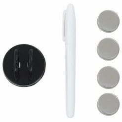 VidaXL Tableau noir magnétique mural Verre 60x60 cm -Autres Soldes image 4 285370