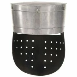 VidaXL Casque de chevalier médiéval antique pour GN Argenté Acier -Autres Soldes image 4 286221