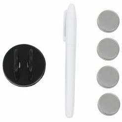 VidaXL Tableau noir magnétique mural en verre 60 x 20 cm -Autres Soldes image 4 30106