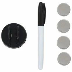 VidaXL Tableau blanc magnétique mural en verre 60 x 20 cm -Autres Soldes image 4 30110