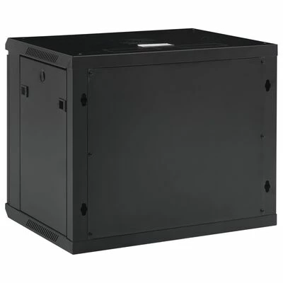 VidaXL Coffret de réseau mural 9U 19" IP20 600x450x510 mm 4 VidaXL Coffret de réseau mural 9U 19" IP20 600x450x510 mm – Image 4
