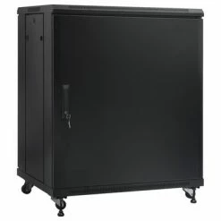 VidaXL Coffret de réseau à pieds pivotants 18U 19" IP20 800x600x1000mm 9 VidaXL Coffret de réseau à pieds pivotants 18U 19" IP20 800x600x1000mm -Autres Soldes image 4 30168