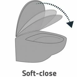 RIDDER Siège de toilette fermeture en douceur Premium Blanc A0070700 -Autres Soldes image 4 421609