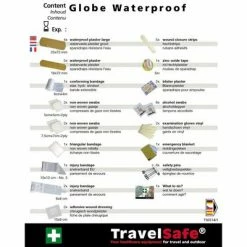Travelsafe Trousse de premiers soins 43 pcs Globe Waterproof Rouge -Autres Soldes image 4 424600