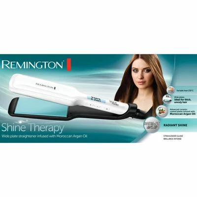 REMINGTON Lisseur à cheveux Shine Therapy S8550 Plaque large 150-235°C 4 REMINGTON Lisseur à cheveux Shine Therapy S8550 Plaque large 150-235°C – Image 4