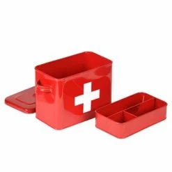 LABEL51 Trousse de premiers secours 30x14x21 cm Rouge -Autres Soldes image 4 436651