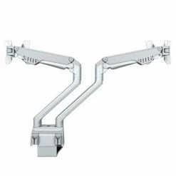 NewStar Support de bureau réglable de 2 moniteurs 10"-32" 47cm Argenté -Autres Soldes image 4 437071
