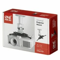 One For All Support de projecteur 31x31x22 cm Blanc et noir -Autres Soldes image 4 440121