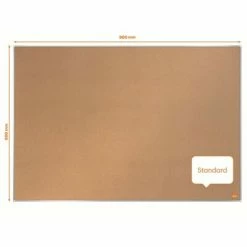 Nobo Tableau d'affichage en liège Impression Pro 90x60cm Marron nature -Autres Soldes image 4 440611