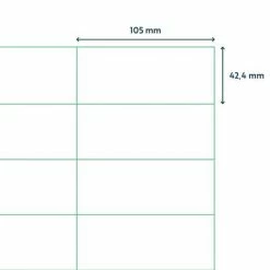 Rillprint Étiquettes autocollantes 105x42,4 mm 500 feuilles Blanc -Autres Soldes image 4 441027