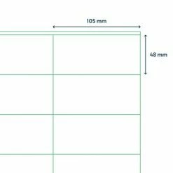Rillprint Étiquettes autocollantes 105x48 mm 500 feuilles Blanc -Autres Soldes image 4 441028