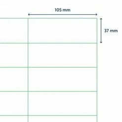 Rillprint Étiquettes autocollantes 105x37 mm 1000 feuilles Blanc -Autres Soldes image 4 441034