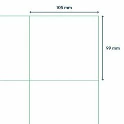 Rillprint Étiquettes autocollantes 105x99 mm 1000 feuilles Blanc -Autres Soldes image 4 441037