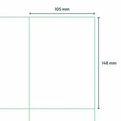 Rillprint Étiquettes autocollantes 105x148 mm 1000 feuilles Blanc 7 Rillprint Étiquettes autocollantes 105x148 mm 1000 feuilles Blanc -Autres Soldes image 4 441038