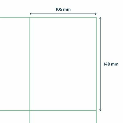 Rillprint Étiquettes autocollantes 105x148 mm 1000 feuilles Blanc 4 Rillprint Étiquettes autocollantes 105x148 mm 1000 feuilles Blanc – Image 4