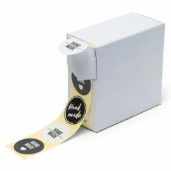 Rillprint Autocollants de cadeaux 250 pcs x 4 rouleaux Noir et blanc -Autres Soldes image 4 441050