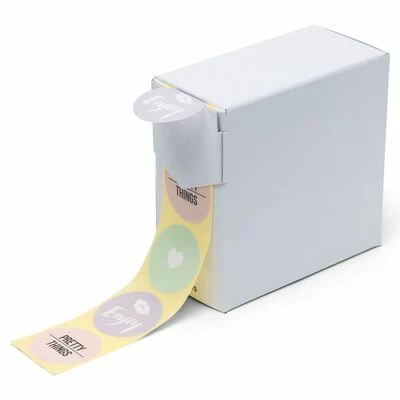 Rillprint Autocollants de cadeaux 250 pcs x 3 rouleaux Pastel 4 Rillprint Autocollants de cadeaux 250 pcs x 3 rouleaux Pastel – Image 4