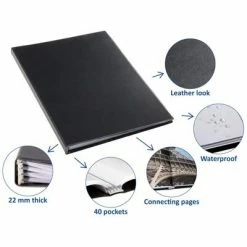 Rillstab Dossier de présentation A4 40 pochettes Noir 9 Rillstab Dossier de présentation A4 40 pochettes Noir -Autres Soldes image 4 441062