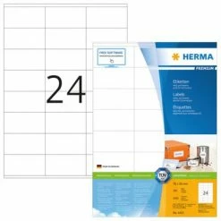 HERMA Étiquettes permanentes PREMIUM A4 70x36 mm 100 Feuilles -Autres Soldes image 4 443753