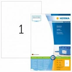 HERMA Étiquettes permanentes PREMIUM A4 210x297 mm 200 Feuilles -Autres Soldes image 4 443763