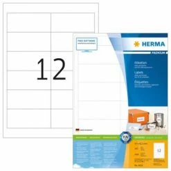 HERMA Étiquettes permanentes PREMIUM A4 97x42,3 mm 200 Feuilles -Autres Soldes image 4 443777