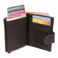 Figuretta Portefeuille et protège-cartes 2 en 1 Marron foncé Cuir -Autres Soldes image 4 443981