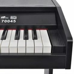 VidaXL Piano numérique avec pédales 88 touches Noir Panneau mélamine -Autres Soldes image 4 70045