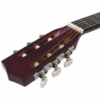 VidaXL Guitare classique pour débutants 4/4 39" Tilleul 4 VidaXL Guitare classique pour débutants 4/4 39" Tilleul – Image 4