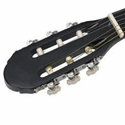 VidaXL Guitare classique pour débutants Noir 4/4 39" Tilleul -Autres Soldes image 4 70110