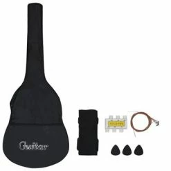 VidaXL Jeu de guitare classique d'enfants et débutants 8 pcs 3/4 36" -Autres Soldes image 4 70121
