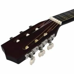 VidaXL Guitare classique pour débutants et enfants 1/2 34" Tilleul -Autres Soldes image 4 70122