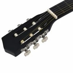 VidaXL Guitare découpée classique occidentale avec 6 cordes Noir 38" 9 VidaXL Guitare découpée classique occidentale avec 6 cordes Noir 38" -Autres Soldes image 4 70132