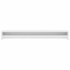 VidaXL Support de moniteur Blanc 100 x 24 x 13 cm Bois d'ingénierie -Autres Soldes image 4 800333