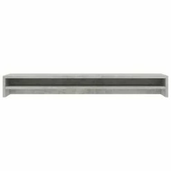 VidaXL Support de moniteur Gris béton 100 x 24 x 13 cm Aggloméré -Autres Soldes image 4 800337