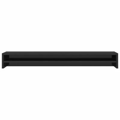VidaXL Support de moniteur Noir brillant 100 x 24 x 13 cm Aggloméré 4 VidaXL Support de moniteur Noir brillant 100 x 24 x 13 cm Aggloméré – Image 4