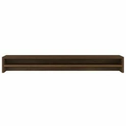 VidaXL Support de moniteur Chêne marron 100x24x13 cm Bois d'ingénierie -Autres Soldes image 4 815293